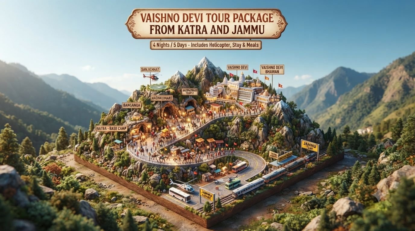 Vaishno Devi Tour Package from Katra Gains Attention as Pilgrims Seek Better-Planned Jammu Yatra Options